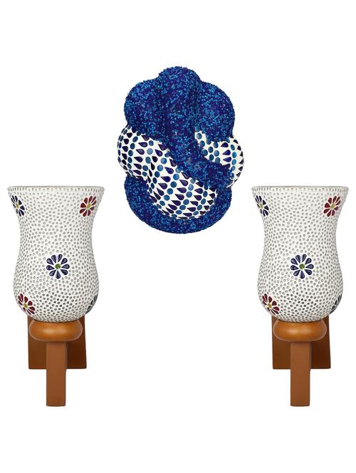 somil colorful designer decorative mosaic wall lamp's combo set - 14866971 - Very Small Image - 1