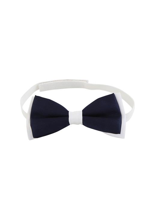 navy blue satin bow tie - 14867360 - Very Small Image - 1
