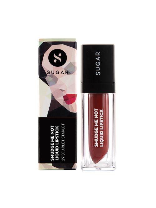 sugar smudge me not liquid lipstick - 29 scarlet starlet (orange red) - 14868393 - Very Small Image - 1