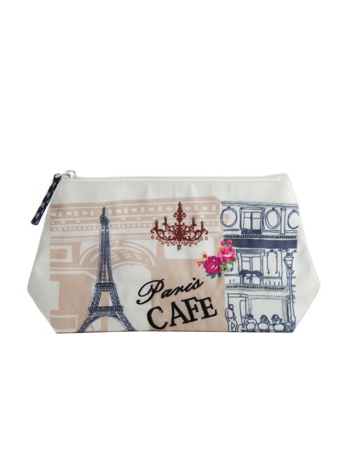 white canvas printed pouch - 14868418 - Very Small Image - 1