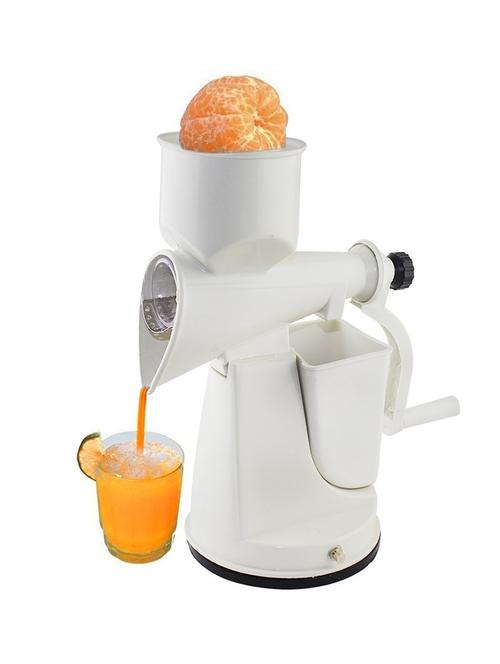 white manual fruit juicer with vacuum base - 14868577 - Very Small Image - 1