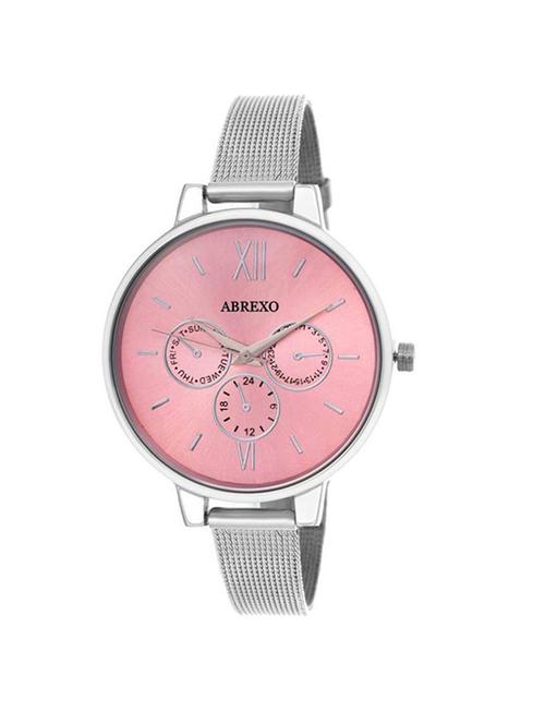 abrexo abx8040-pink shafer chain modish analog watch - for women - 14869326 - Very Small Image - 1
