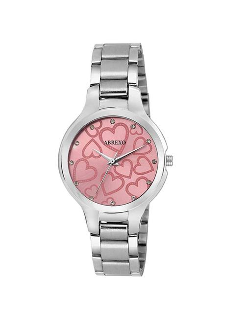 abrexo abx5010-pinkheart analog watch - for women - 14869329 - Very Small Image - 1