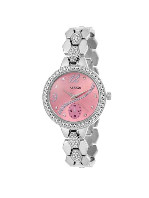 abrexo abx8041-pink ladies  watch - for women - 14869353 - Very Small Image - 1