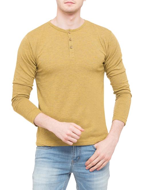 yellow cotton t-shirt - 14869517 - Very Small Image - 1