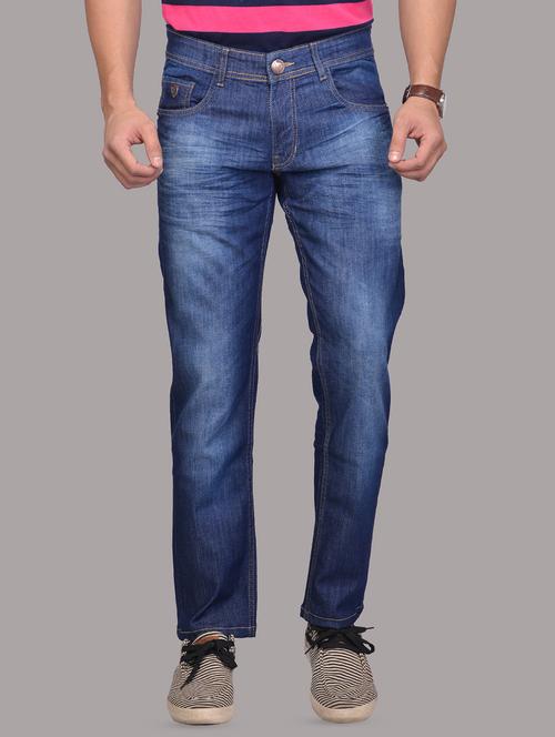 blue denim washed jeans - 14871045 - Very Small Image - 1