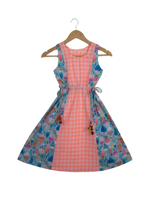 orange cotton frock - 14871630 - Very Small Image - 1