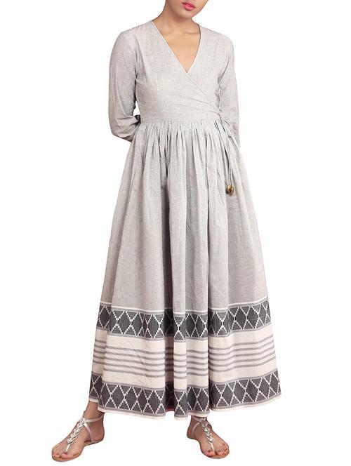 knotty tales grey maxi dress - 14871692 - Very Small Image - 1