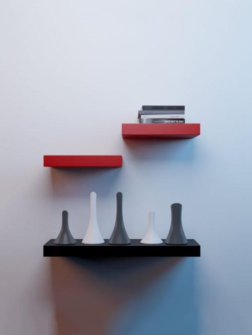 decor home wall shelves floating wall racks set of 3 shelves - 14872746 - Very Small Image - 1