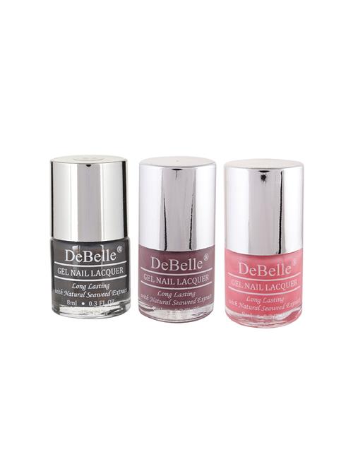 debelle gel nail polish( dark brown,mauve & pink)  - 14873096 - Very Small Image - 1