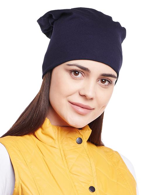blue cotton beanie - 14874776 - Very Small Image - 1