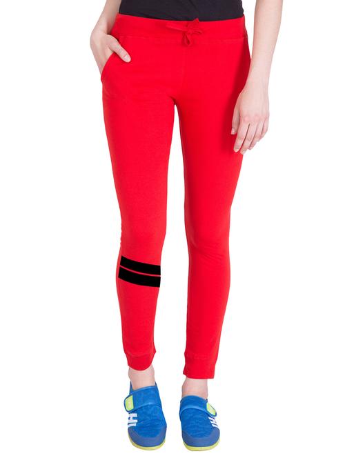 red cotton track pants - 14875847 - Very Small Image - 1