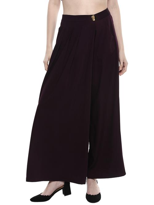 high rise flared palazzo  - 14875868 - Very Small Image - 1