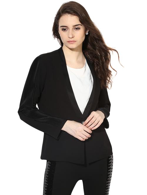 black solid blazer - 14875885 - Very Small Image - 1