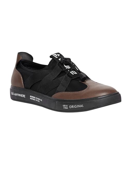 black leatherette casual slipon - 14876454 - Very Small Image - 1