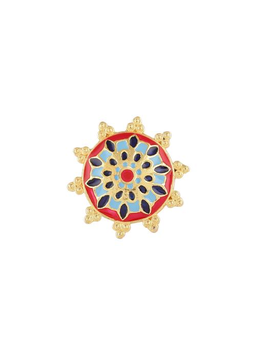 multi colored brass ring - 14877302 - Very Small Image - 1
