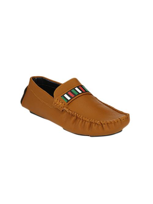 brown leather slip on loafer - 14880315 - Very Small Image - 1