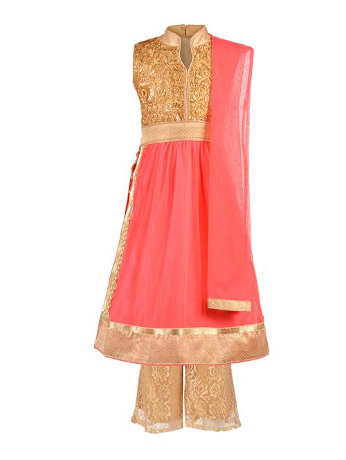 pink net suit set - 14880729 - Very Small Image - 1