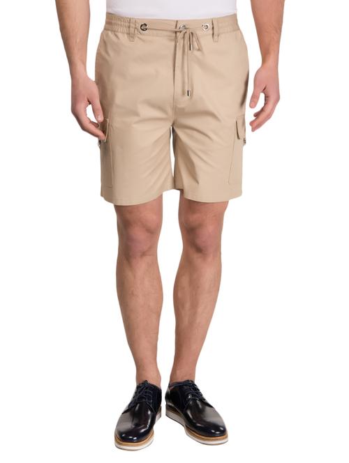 beige cotton shorts - 14883285 - Very Small Image - 1