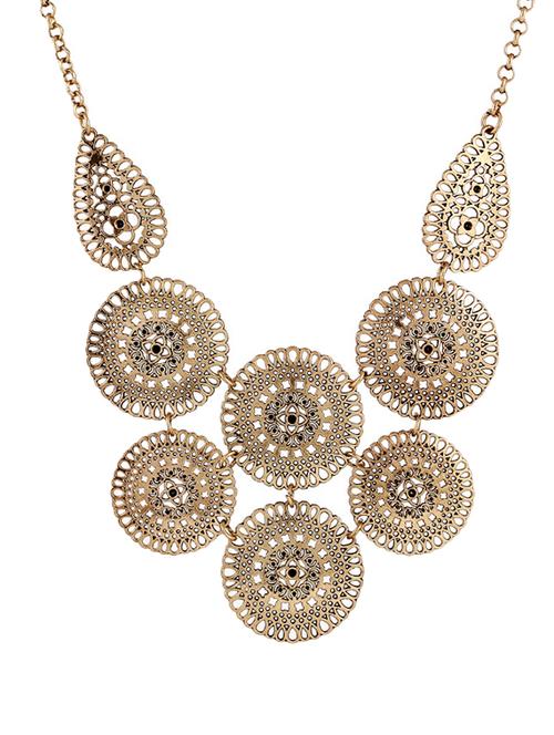 rose gold short necklace - 14884473 - Very Small Image - 1