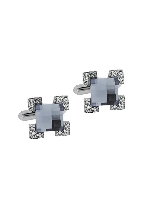 grey metal cufflink - 14889024 - Very Small Image - 1