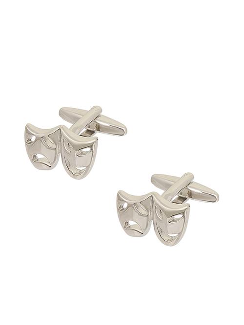 silver metal cufflink - 14889038 - Very Small Image - 1