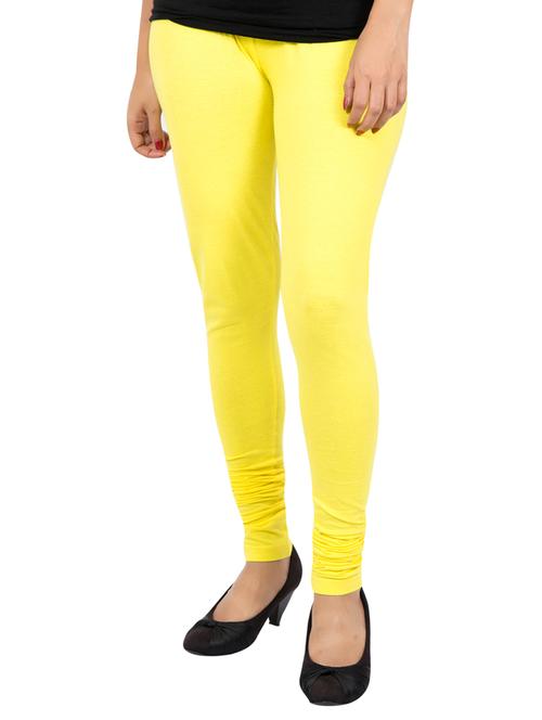 yellow solid leggings - 14889536 - Very Small Image - 1