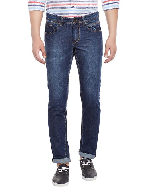 blue denim washed jeans - 14889717 - Very Small Image - 1