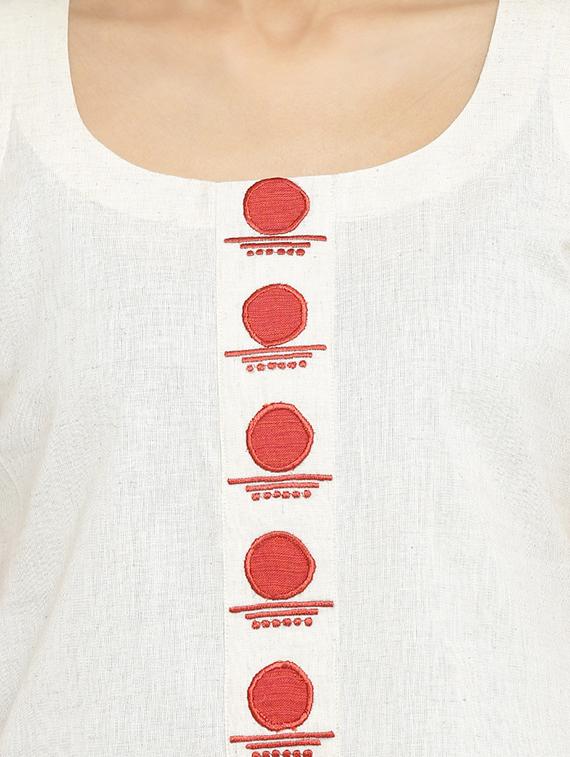 women's straight scoop neck top - 14890509 - Standard Image - 3