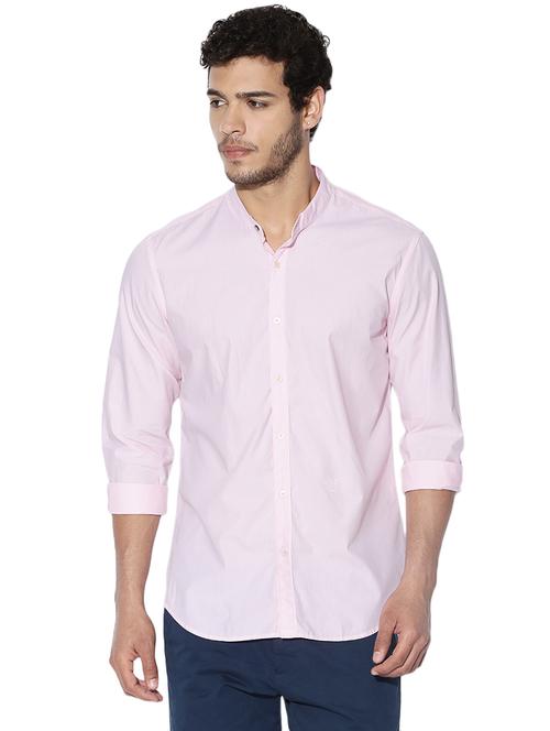 pink cotton casual shirt - 14891392 - Very Small Image - 1