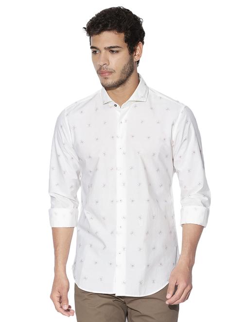 white cotton casual shirt - 14891399 - Very Small Image - 1