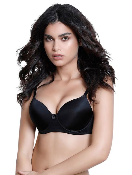 black solid t-shirt bra - 14893632 - Very Small Image - 1