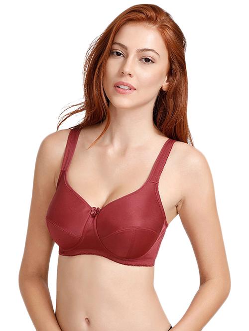 red solid minimizer bra - 14893697 - Very Small Image - 1