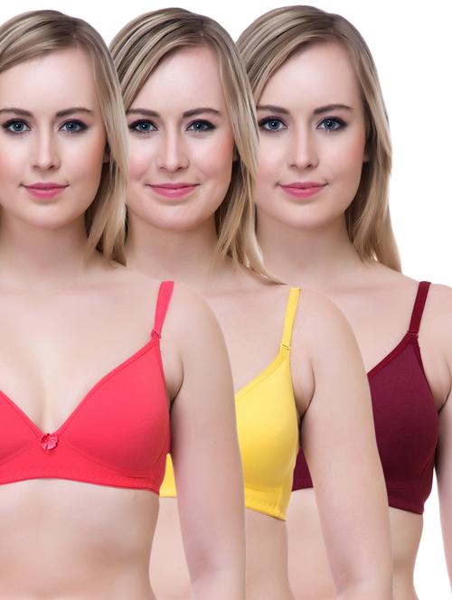 set of 2 bow patch bra - 14894858 - Very Small Image - 1