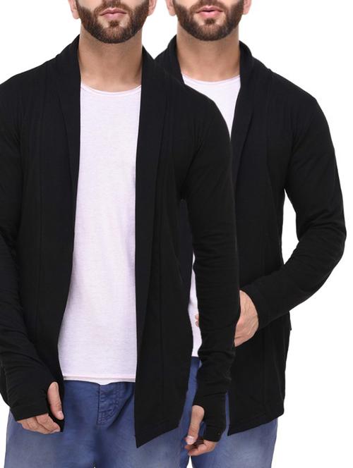 black solid combo shrugs - 14894902 - Very Small Image - 1