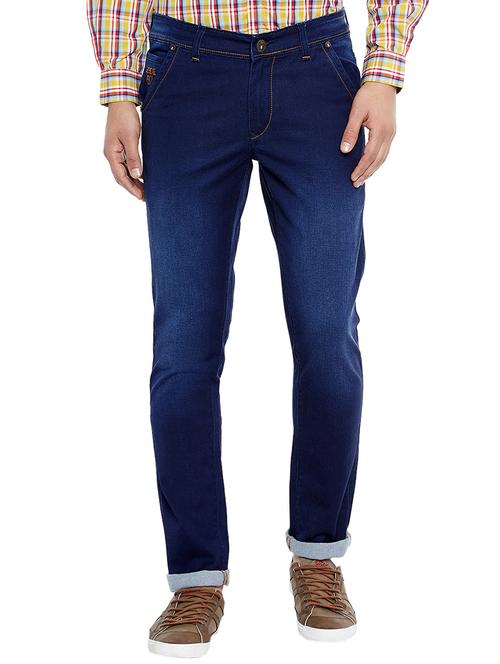 blue denim washed jeans - 14896155 - Very Small Image - 1