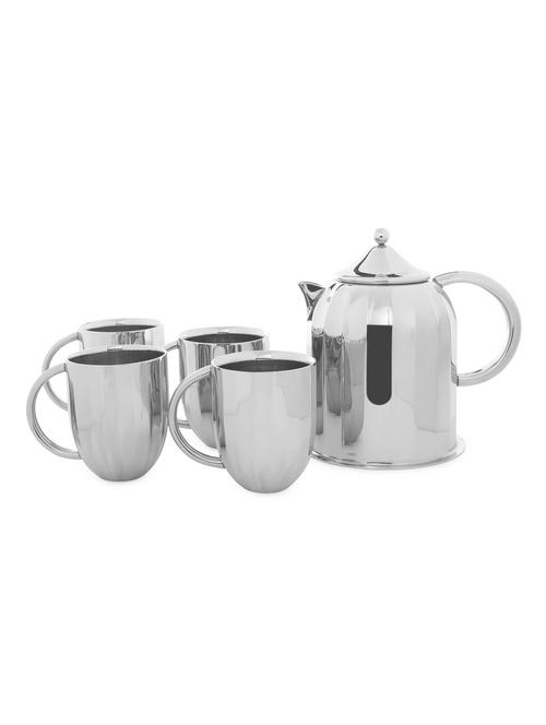set of 5 dome coffee pot with mug - 14897310 - Very Small Image - 1