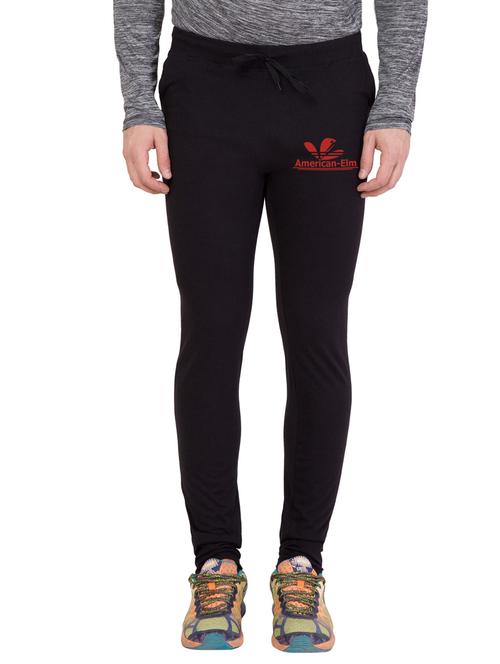 black cotton full length track pant - 14898669 - Very Small Image - 1