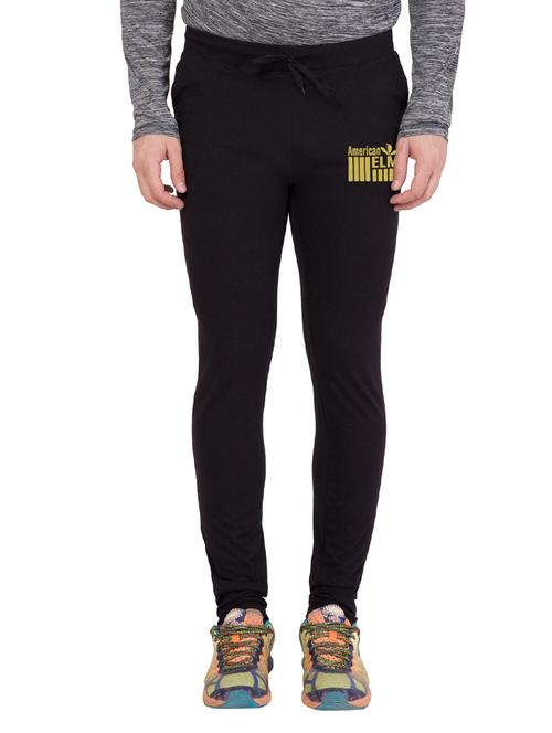 black cotton full length track pant - 14898704 - Very Small Image - 1