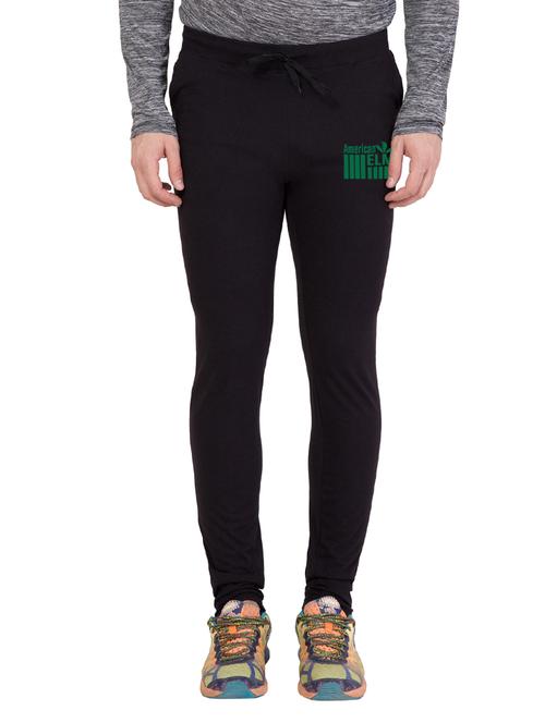 black cotton full length track pant - 14898705 - Very Small Image - 1