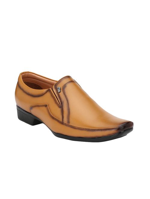 tan leatherette formal slip on - 14900659 - Very Small Image - 1