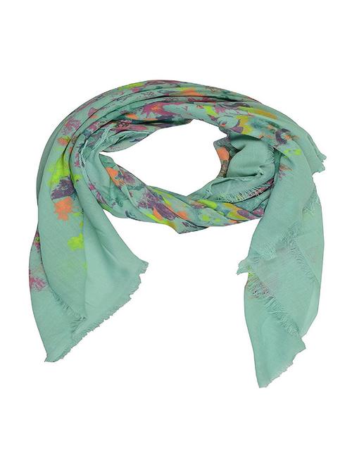 blue cotton stole - 14904515 - Very Small Image - 1