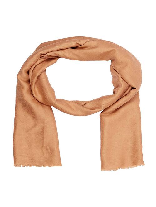 brown cotton stole - 14904547 - Very Small Image - 1