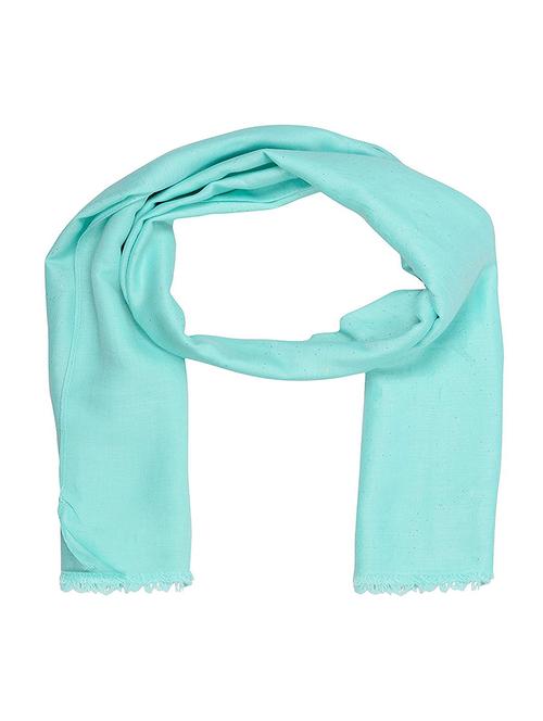 blue cotton stole - 14904549 - Very Small Image - 1
