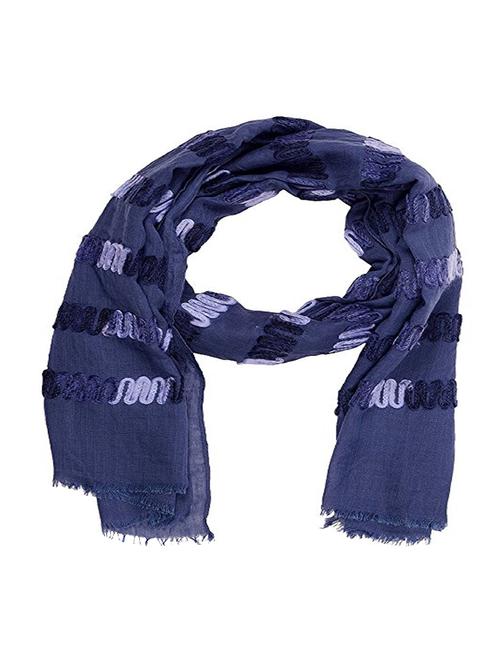 blue cotton stole - 14904562 - Very Small Image - 1