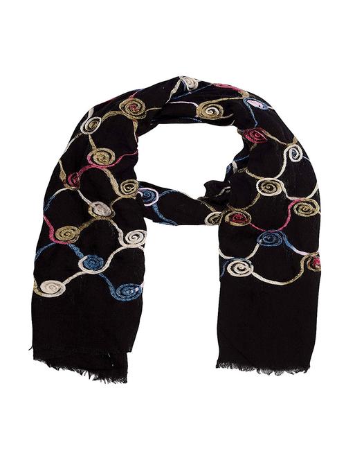 black cotton stole - 14904584 - Very Small Image - 1
