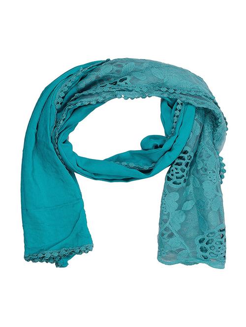 blue cotton stole - 14904613 - Very Small Image - 1