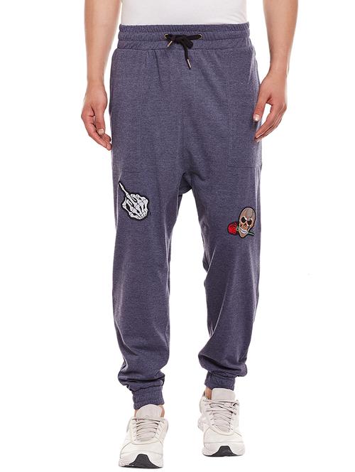 blue cotton full length jogger - 14907535 - Very Small Image - 1