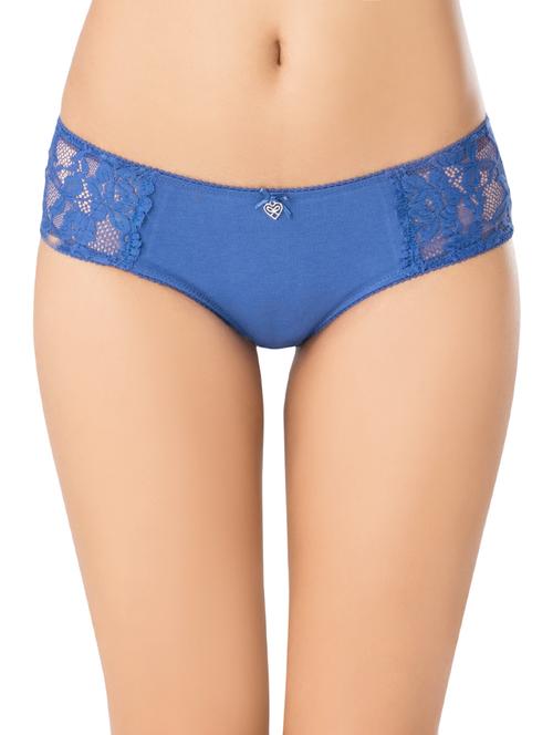 bow patch floral lace hipster panty - 14908122 - Very Small Image - 1