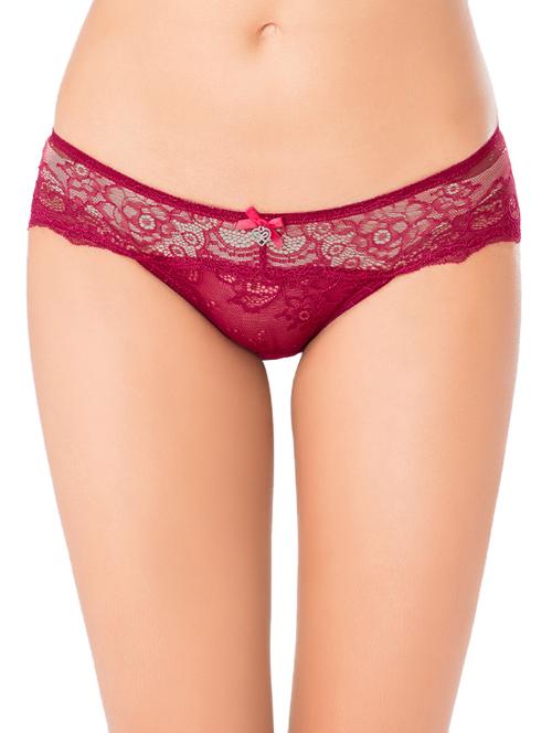 red cotton bikini panty - 14908128 - Very Small Image - 1